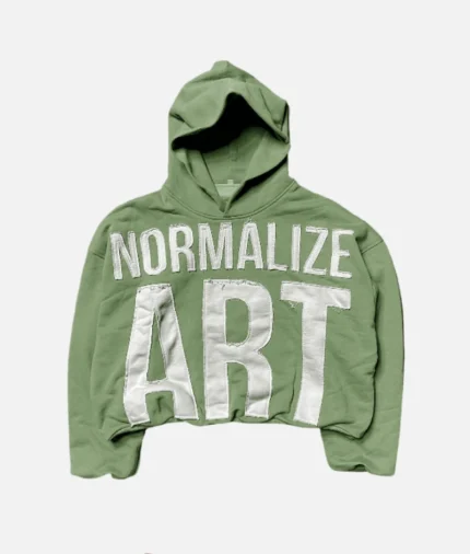 Billionaire Studios Normalize Art Hoodie Mossy