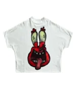 Billionaire Studios Red Snail Logo Tee White