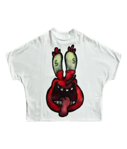 Billionaire Studios Red Snail Logo Tee White