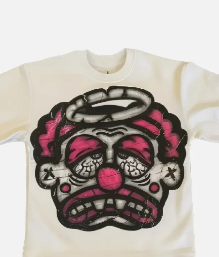 Billionaire Studios Sad Jocker Face Tee White